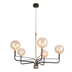 Bubble Ceiling Hanging Light in Brass