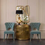 Gold Pineapple Black Shade Table Lamp