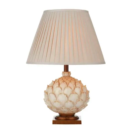 Cream Large Table Lamp With Shade