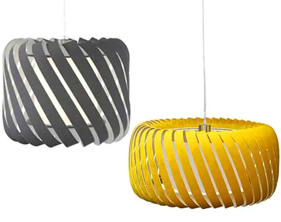 Lamp shades for pendant lights and table lamps