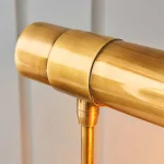 Antique brass finish lamp