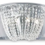 Clear glass designer wall light For bedroom, living room and hallway