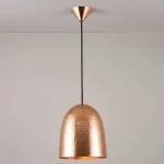 Hammered Copper Pendant Light
