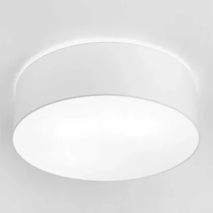 White shade ceiling light for bedroom and living room