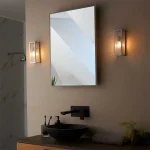 Chrome Plated Finish Bathroom Wall Light