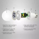 6W E27 RGB+CCT LED Light Bulb
