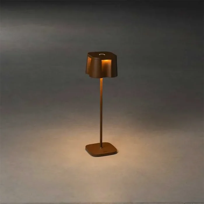 Decorative Rust LED Table Lamp
