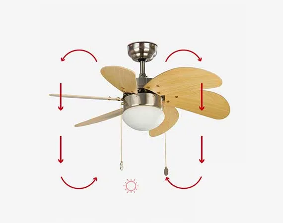 Maple Ceiling Fan Winter Reverse Function