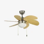 Maple Ceiling Fan With Pull Chain