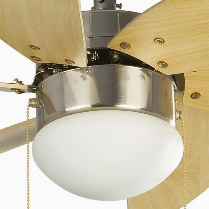 Maple Ceiling Fan With Pull Chain