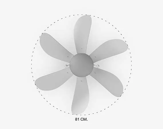 White Ceiling Fan Diameter