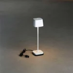 White Square LED Table Lamp