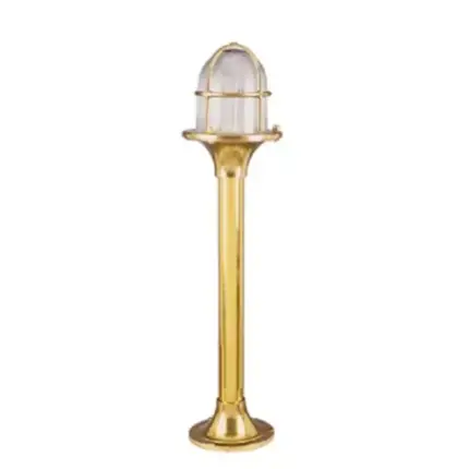 Modern Brass Bollard Light