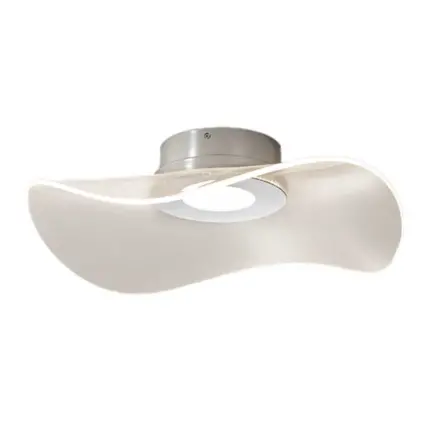 Modern flush design ceiling pendant light in chrome finish