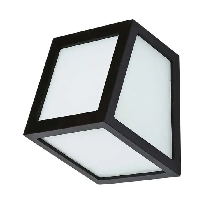 Black square wall light for bedroom, living room, dining room or hallway