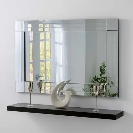 Modern Contemporary Bevelled Wall Mirror
