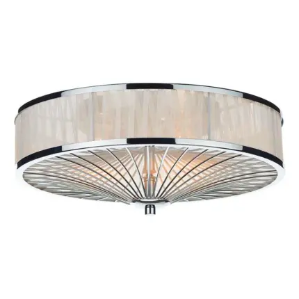 Flush pendant ceiling light in polished chrome finish Flush pendant ceiling light in polished chrome finish | Ceiling lights