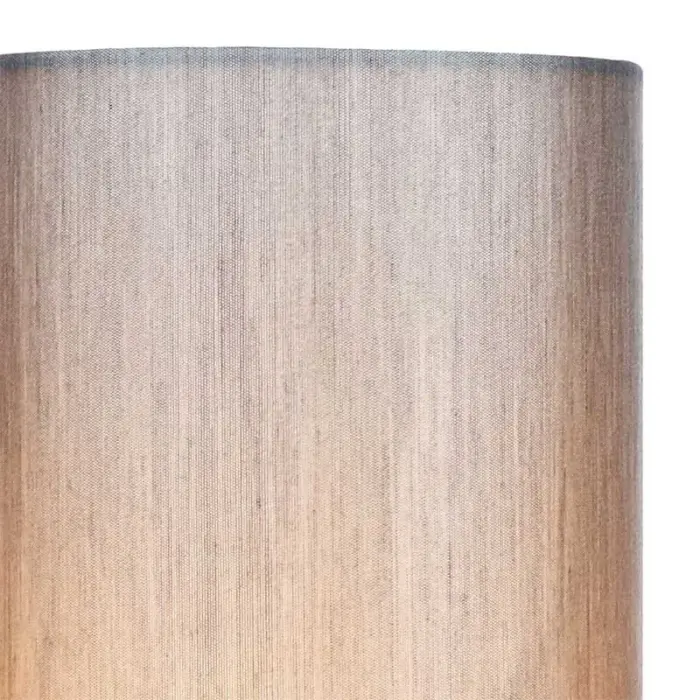 Satin Chrome Grey Textured Table Lamp
