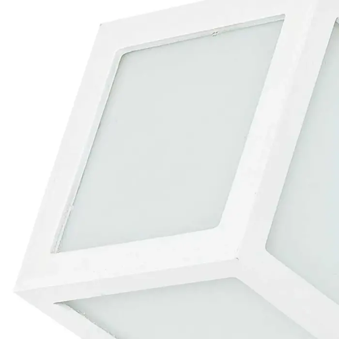 White square wall light for bedroom, living room, dining room or hallway