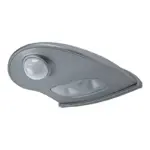 Down sensor LED outdoor wall light in silver colour