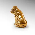 Gold Bulldog Decorative Figure