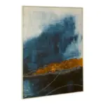 Blue Gold Wall Art Painting