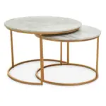 White Marble Nest Coffee Tables