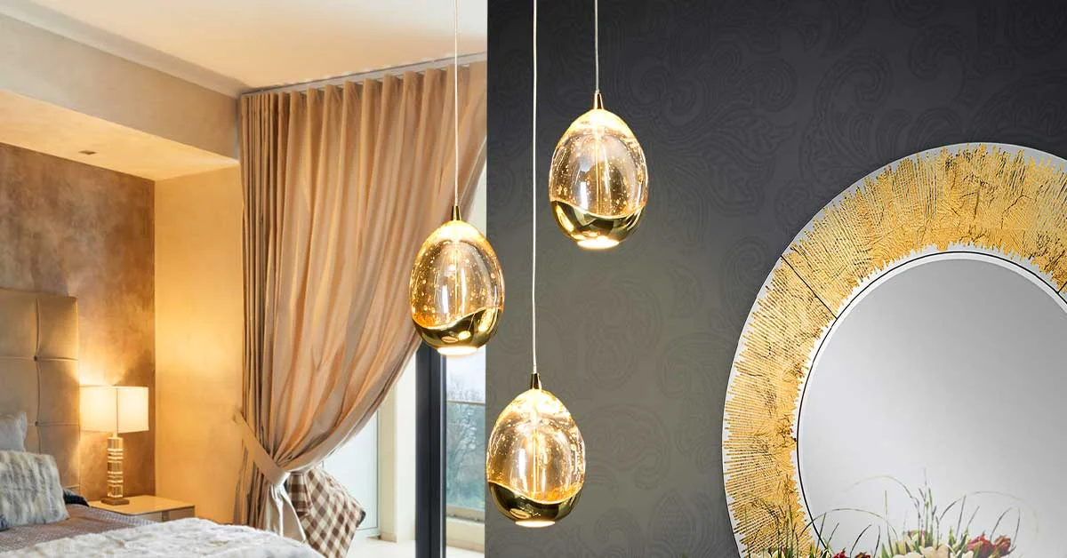 Pendant lights for bedroom, living room, dining room and kitchen