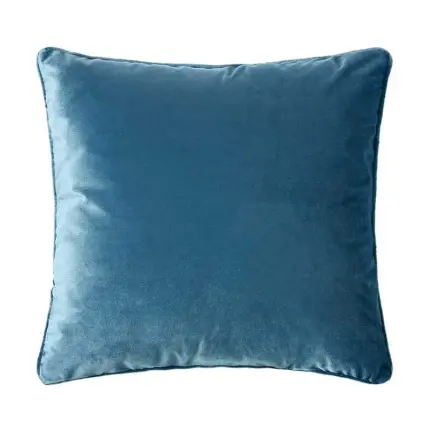 Blue Velvet Fabric Cushion
