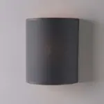 Classic Black Fabric Wall Light