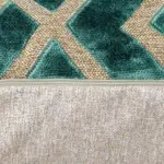Sage Lavish Cut Velvet Cushion