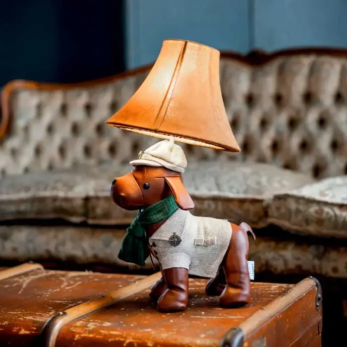 Scout the hunting dog table lamp children's room lighting