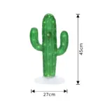 LED Acrylic Cactus Garden Decoration