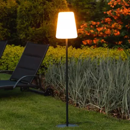 Modern outdoor patio floor lamp garden lighting feature