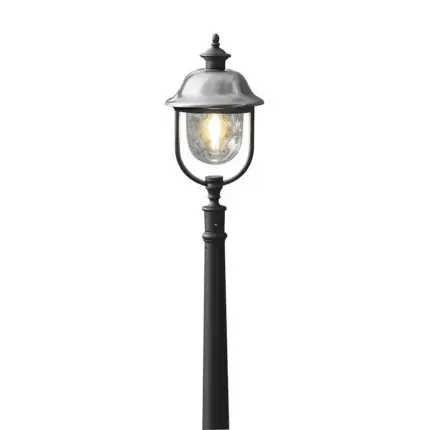 Stainless Steel Lamp Post Light Black