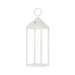 White Outdoor Rechargeable Lantern