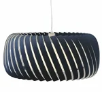 Navy Velvet Shade Pendant Light