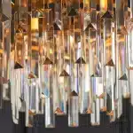 Brushed Warm Brass Chandelier Pendant Light