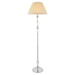 Floor lamp in polished nickel finish come without shade